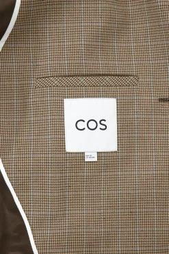 COS Giacche E Trench>OVERSIZED CHECKED DOUBLEBREASTED BLAZER