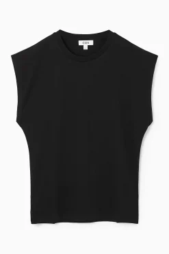 COS T-shirt & Canotte | Top>T-SHIRT AVVITATA CON MANICHE AD ALETTA